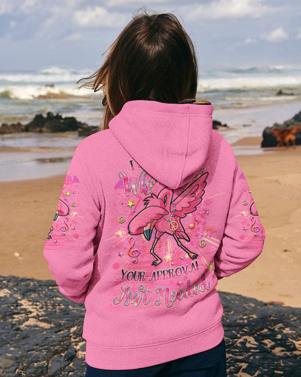 I AM WHO I AM FLAMINGO ALL OVER PRINT - YHLT1607241