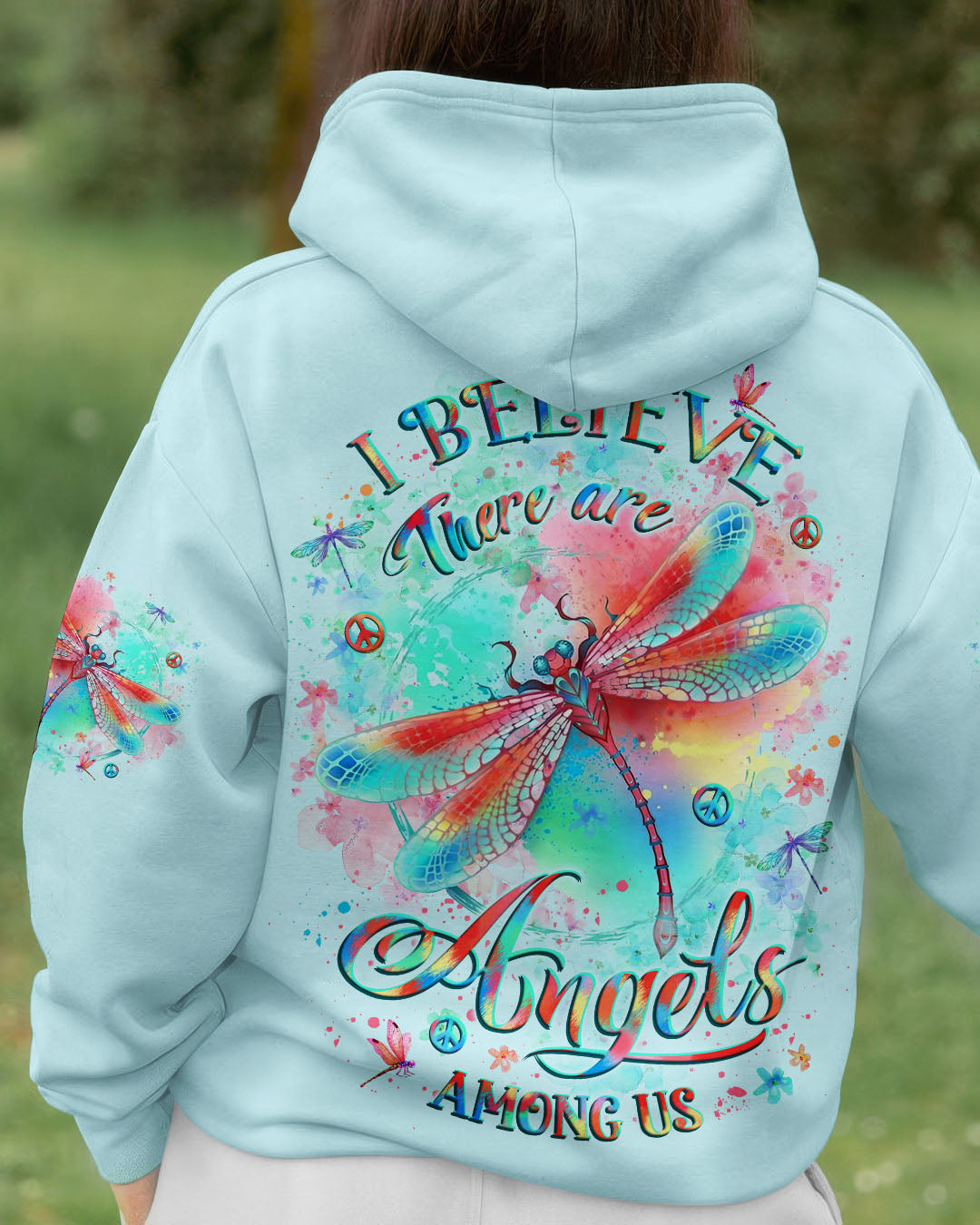 I BELIEVE THERE ARE ANGELS AMONG US ALL OVER PRINT - YHLT1607252