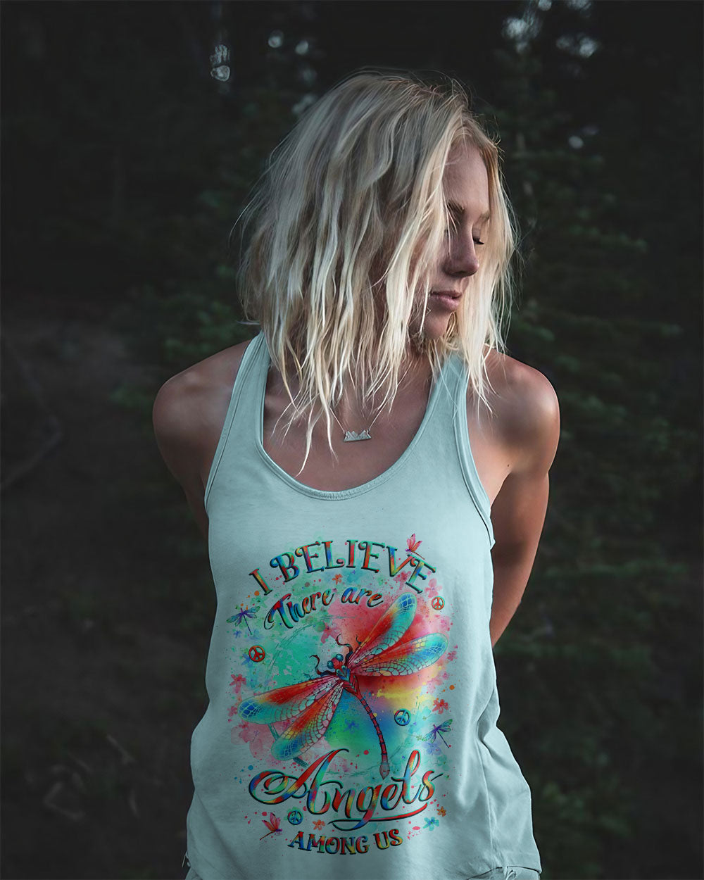 I BELIEVE THERE ARE ANGELS AMONG US ALL OVER PRINT - YHLT1607252