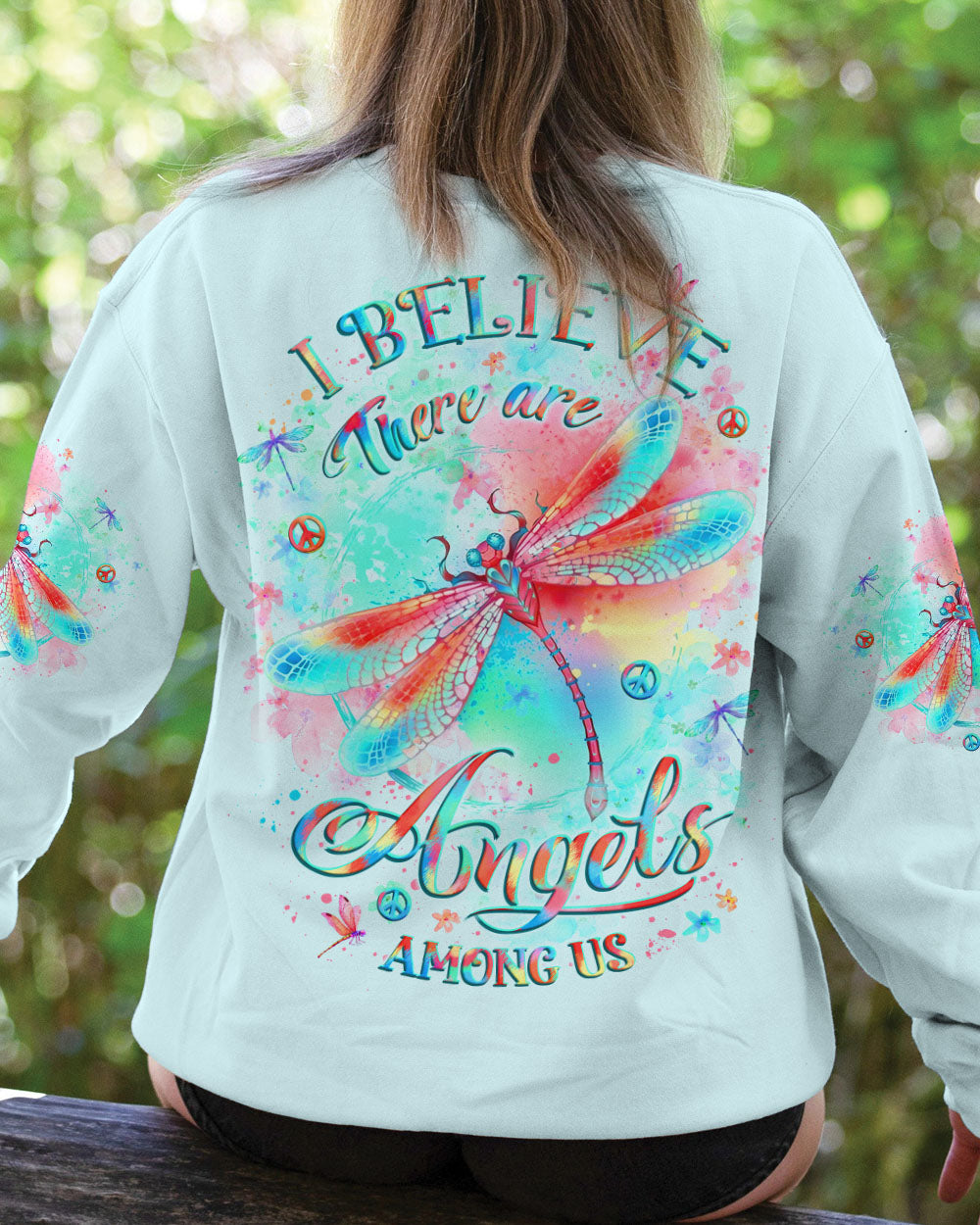I BELIEVE THERE ARE ANGELS AMONG US ALL OVER PRINT - YHLT1607252