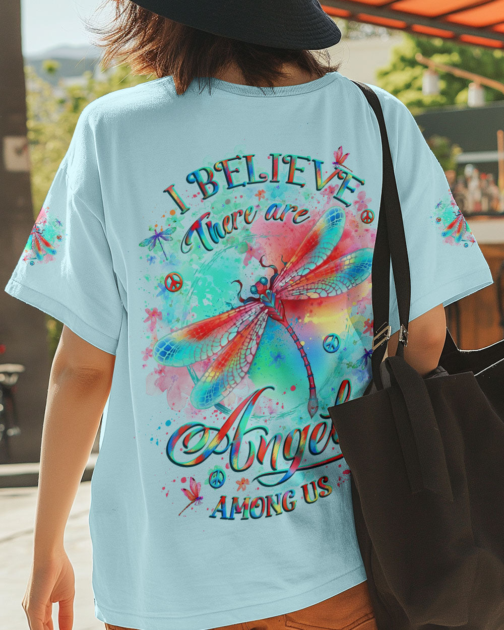 I BELIEVE THERE ARE ANGELS AMONG US ALL OVER PRINT - YHLT1607252