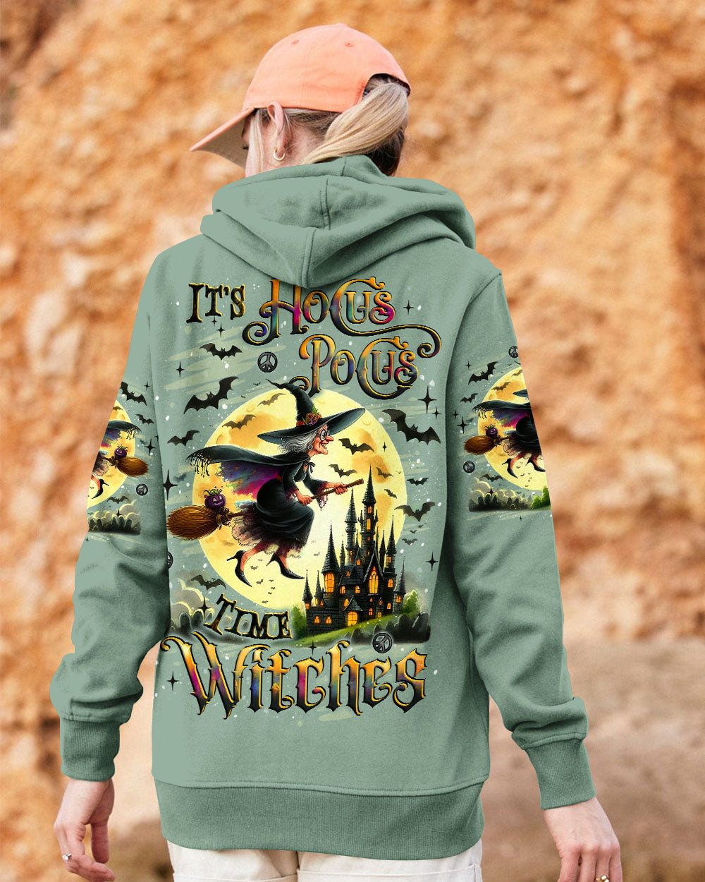 IT'S HOCUS POCUS TIME WITCHES HALLOWEEN ALL OVER PRINT - YHLT1609252