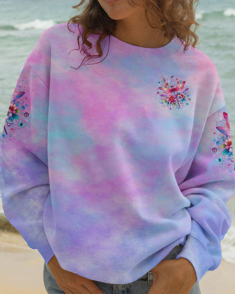JUST BREATHE BUTTERFLY ALL OVER PRINT - YHLT1610252