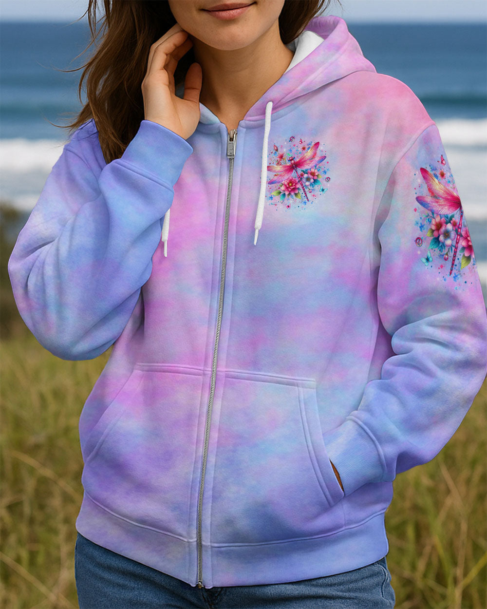JUST BREATHE BUTTERFLY ALL OVER PRINT - YHLT1610252
