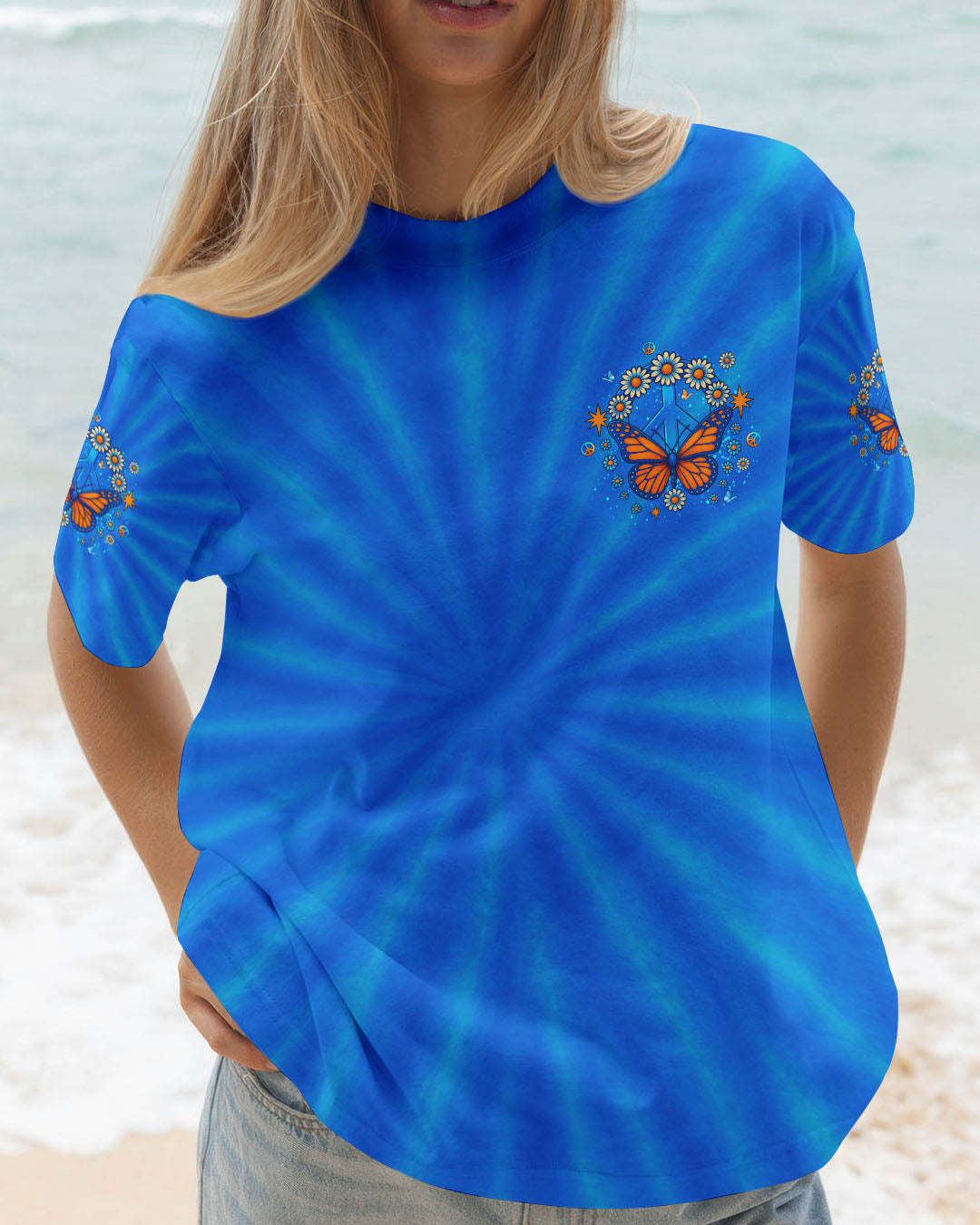 BE KIND TIE DYE ALL OVER PRINT - YHLT1706252