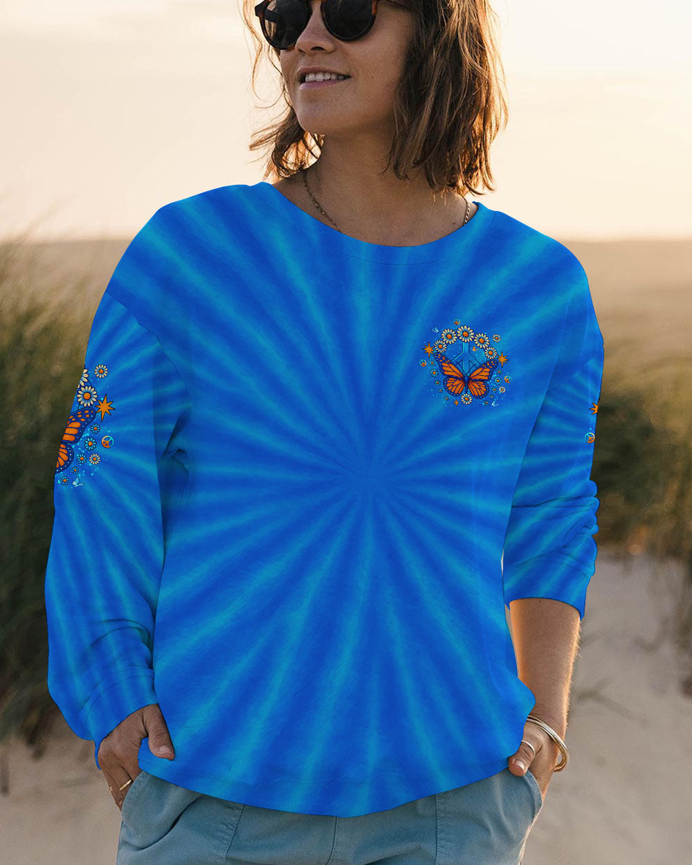 BE KIND TIE DYE ALL OVER PRINT - YHLT1706252