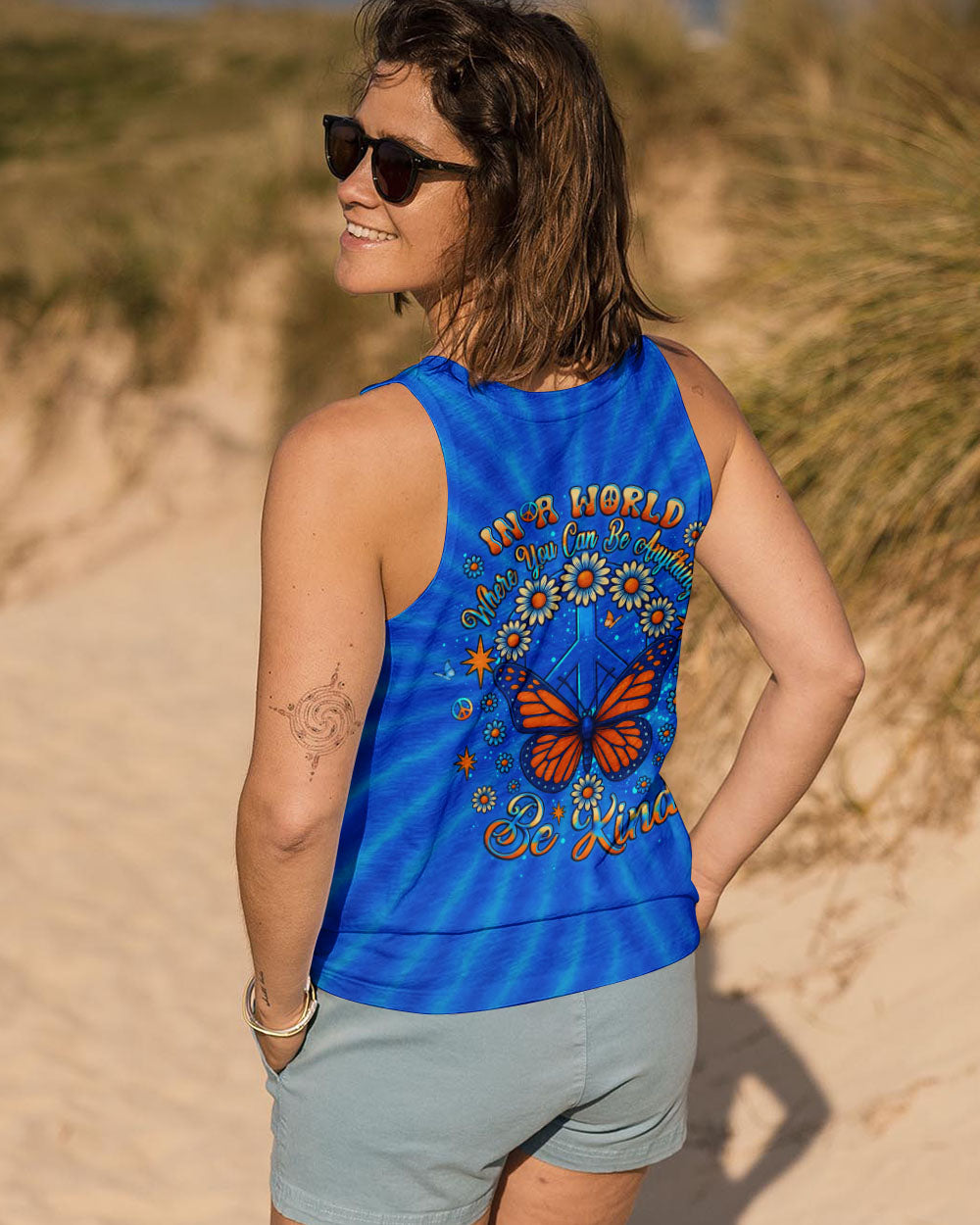 BE KIND TIE DYE ALL OVER PRINT - YHLT1706252