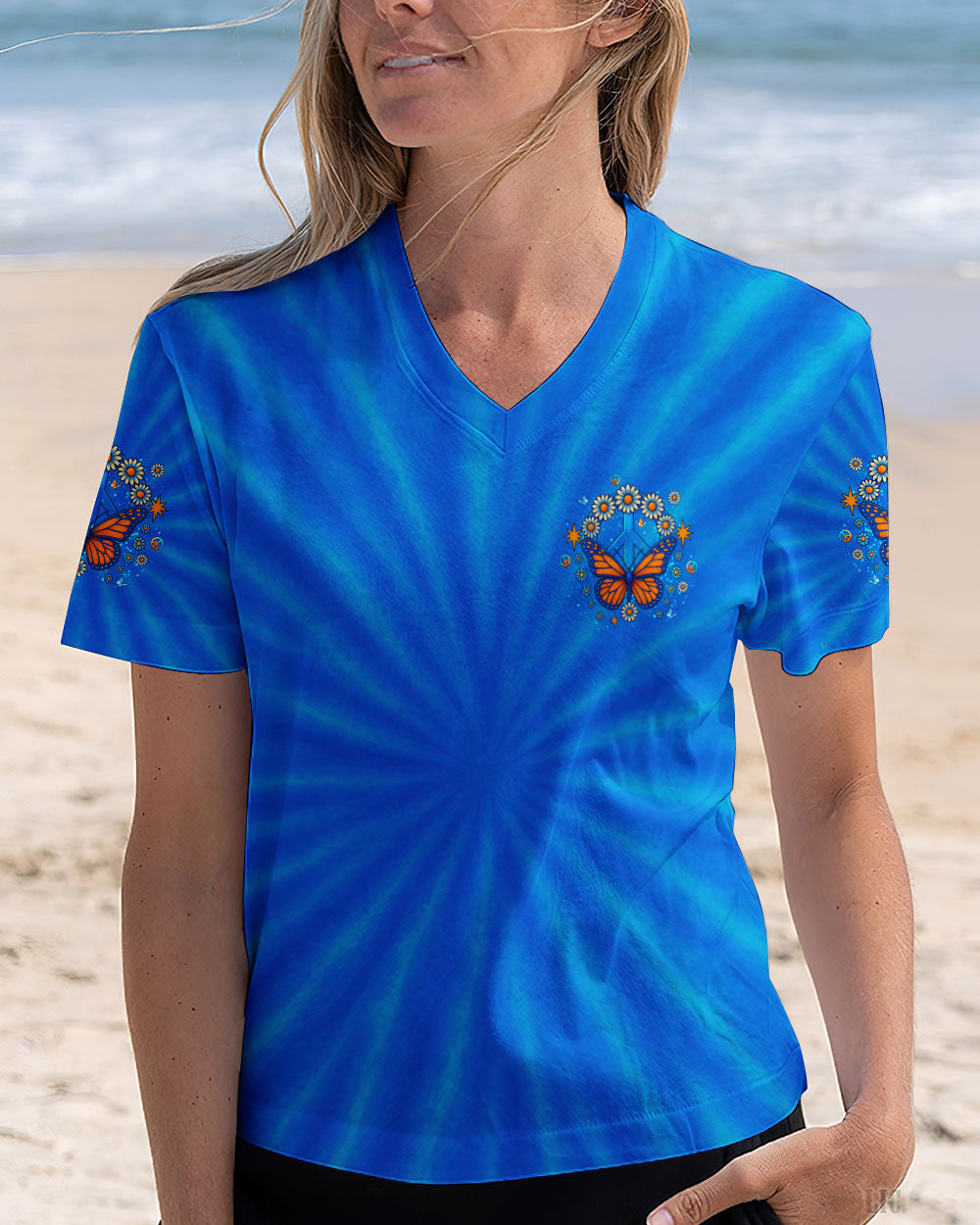 BE KIND TIE DYE ALL OVER PRINT - YHLT1706252