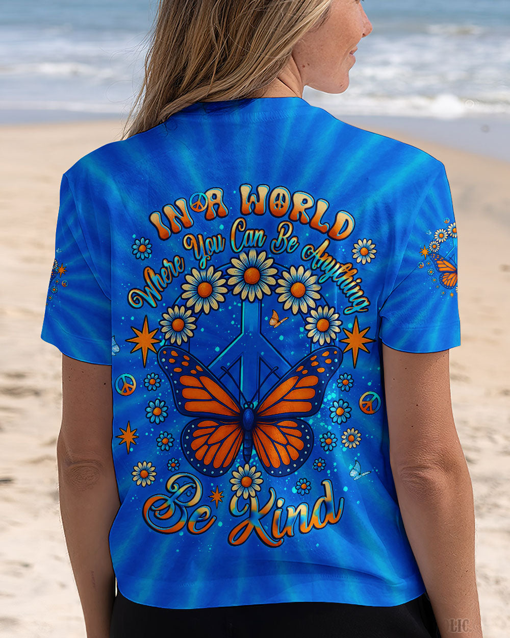 BE KIND TIE DYE ALL OVER PRINT - YHLT1706252