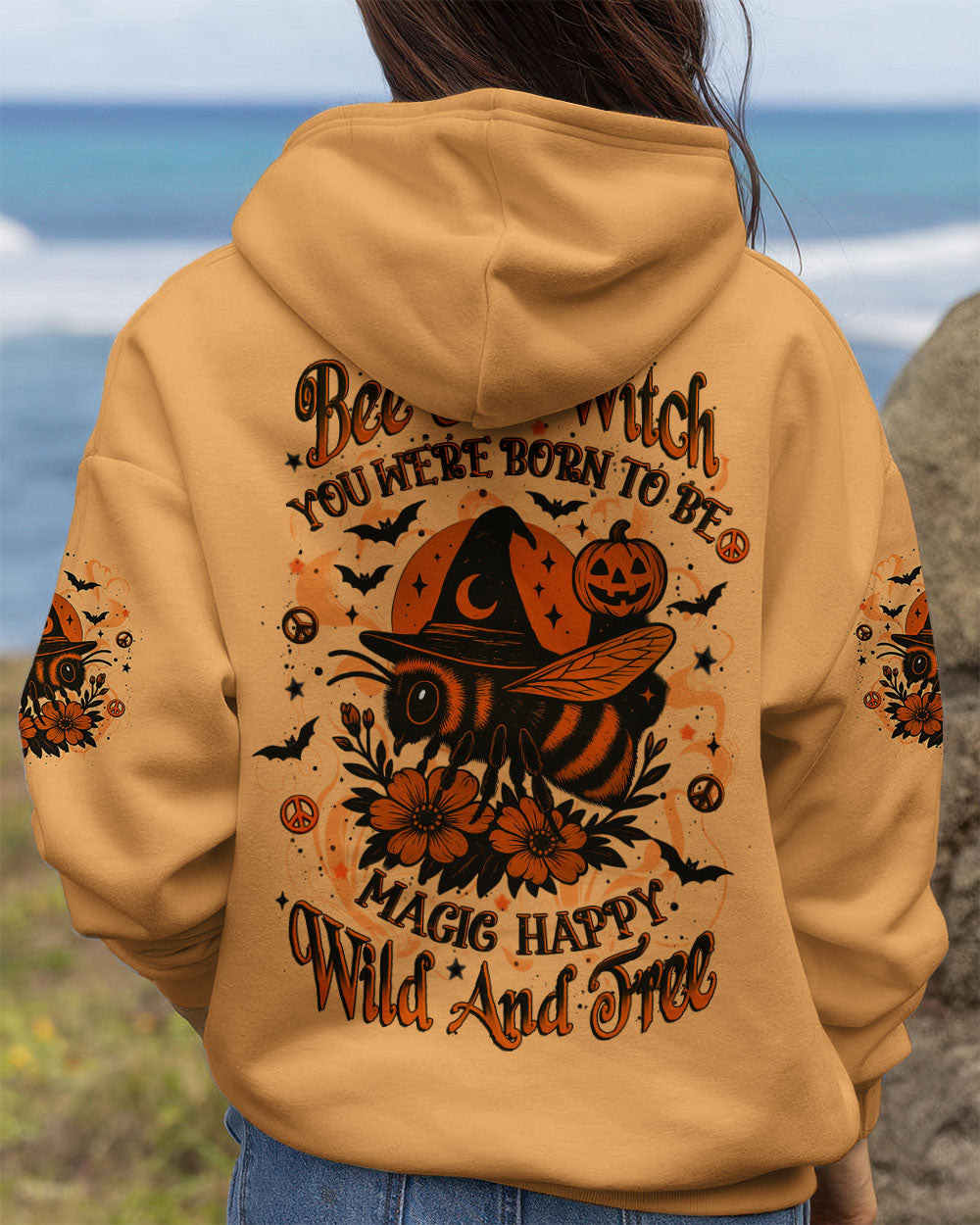 BEE THE WITCH HALLOWEEN ALL OVER PRINT - YHLT1707252
