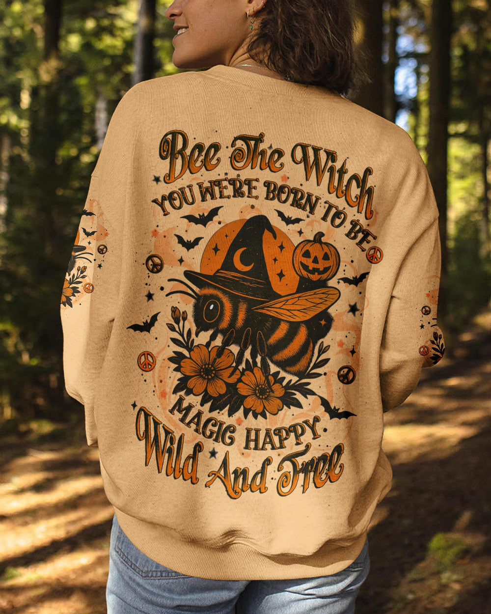 BEE THE WITCH HALLOWEEN ALL OVER PRINT - YHLT1707252