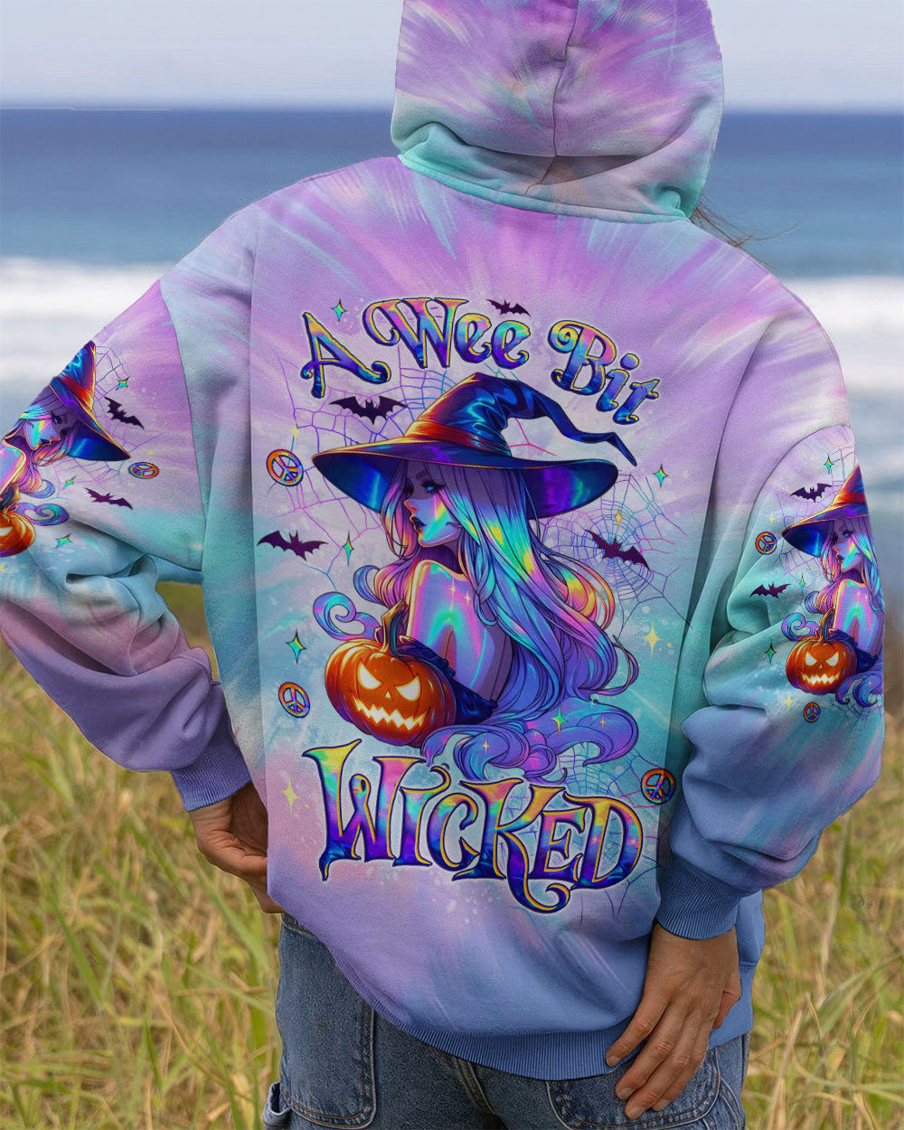 A WEE BIT WICKED HALLOWEEN ALL OVER PRINT - YHLT1808253