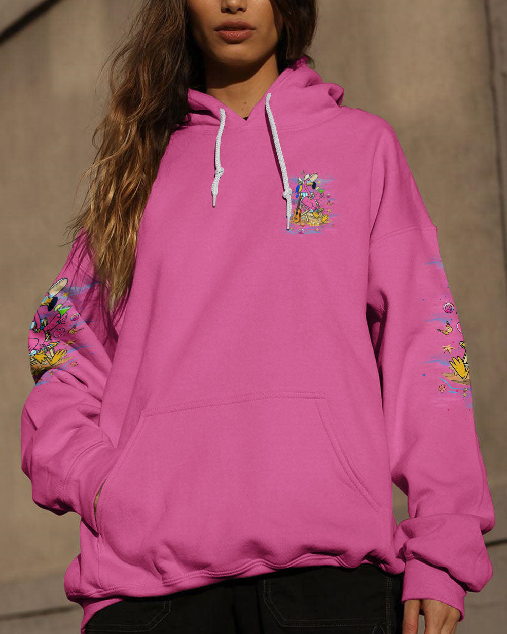 PRETTY IN PINK FLAMINGO ALL OVER PRINT - YHLT1906241