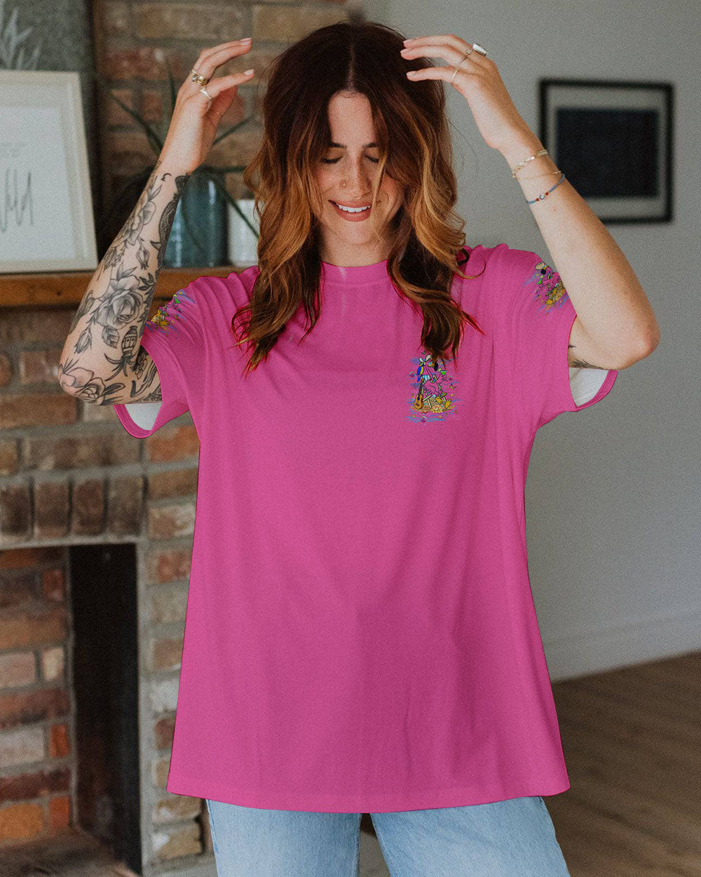 PRETTY IN PINK FLAMINGO ALL OVER PRINT - YHLT1906241