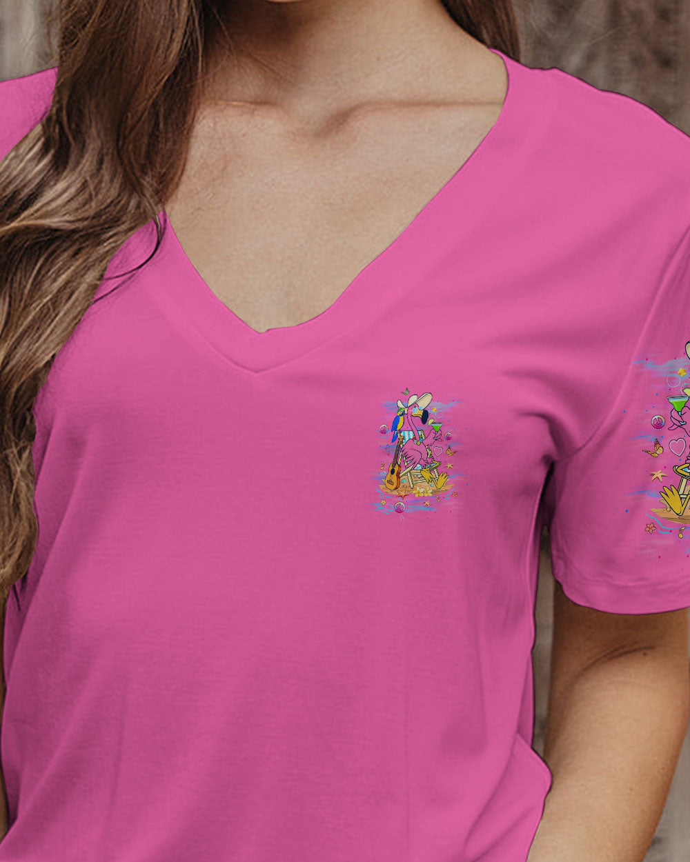 PRETTY IN PINK FLAMINGO ALL OVER PRINT - YHLT1906241