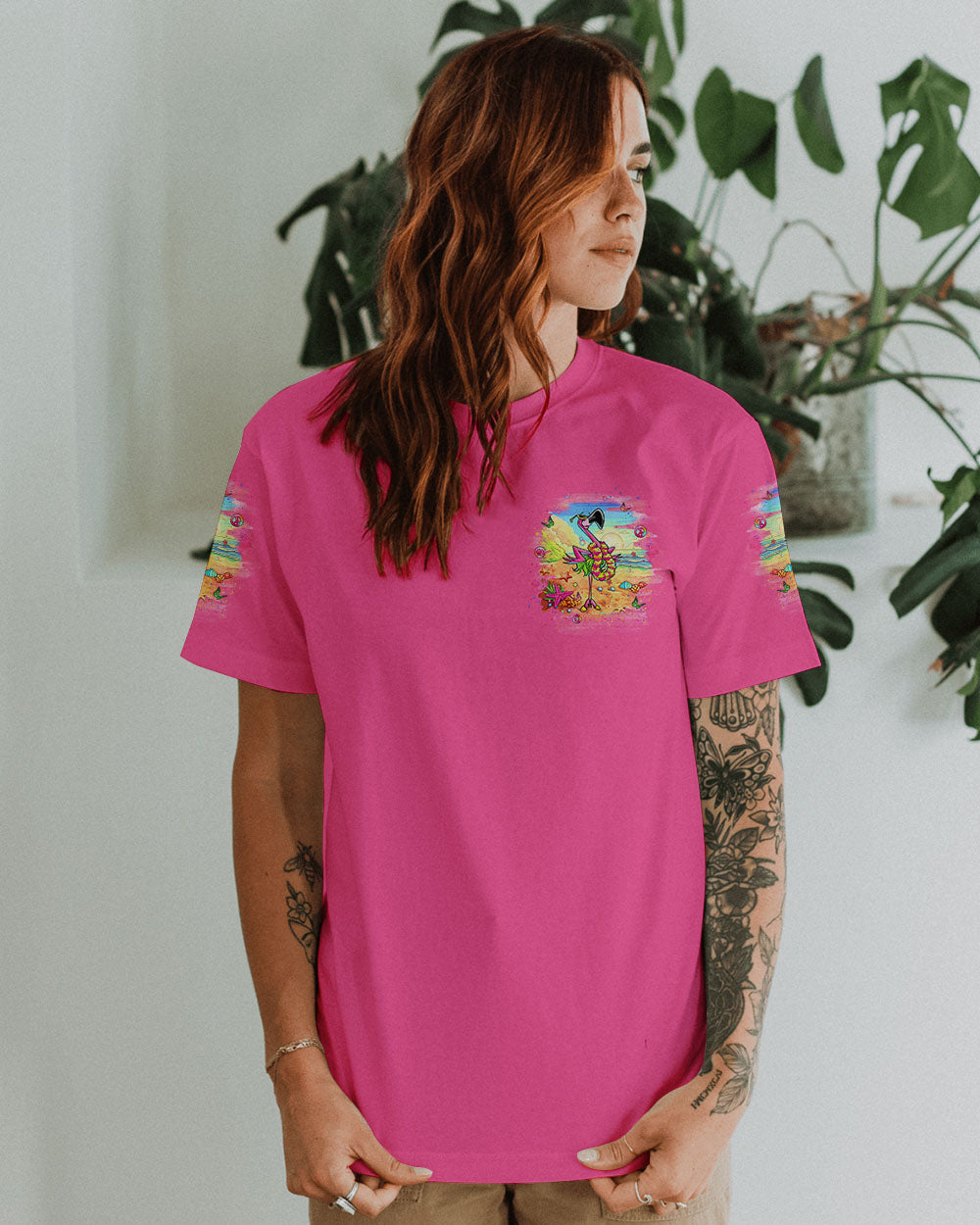 ADMIT IT LIFE WOULD BE BORING WITHOUT ME FLAMINGO ALL OVER PRINT - YHLT1906242