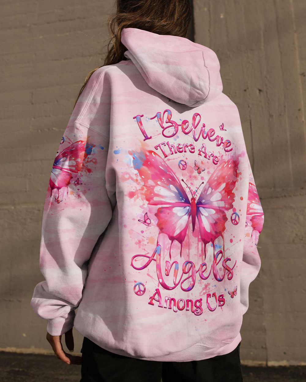 I BELIEVE THERE ARE ANGELS AMONG US ALL OVER PRINT - YHLT1907243