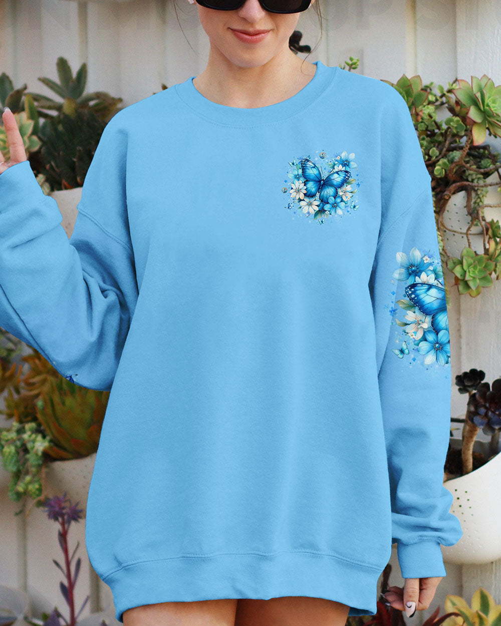 JUST BREATHE BUTTERFLY ALL OVER PRINT - YHLT1909251
