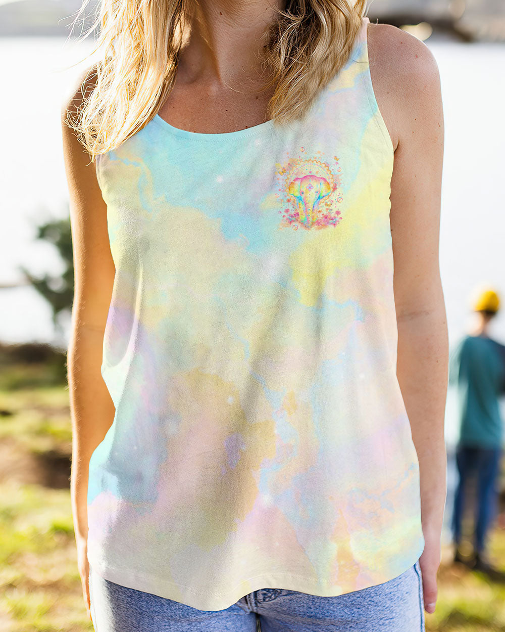 BE YOU THE WORLD WILL ADJUST ELEPHANT ALL OVER PRINT - YHLT1912233