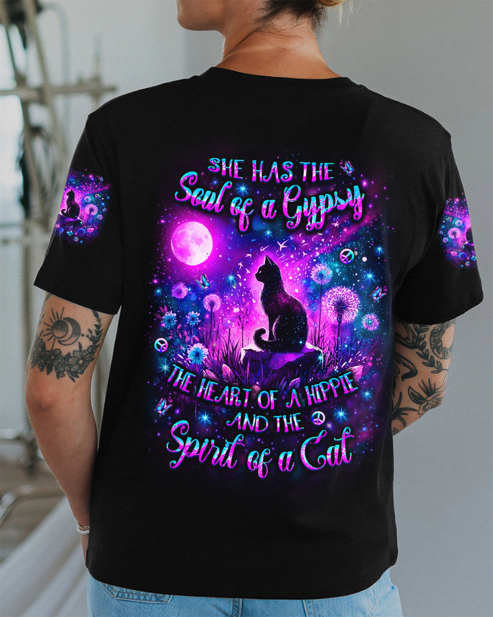 SPIRIT OF A CAT ALL OVER PRINT - YHLT2001261