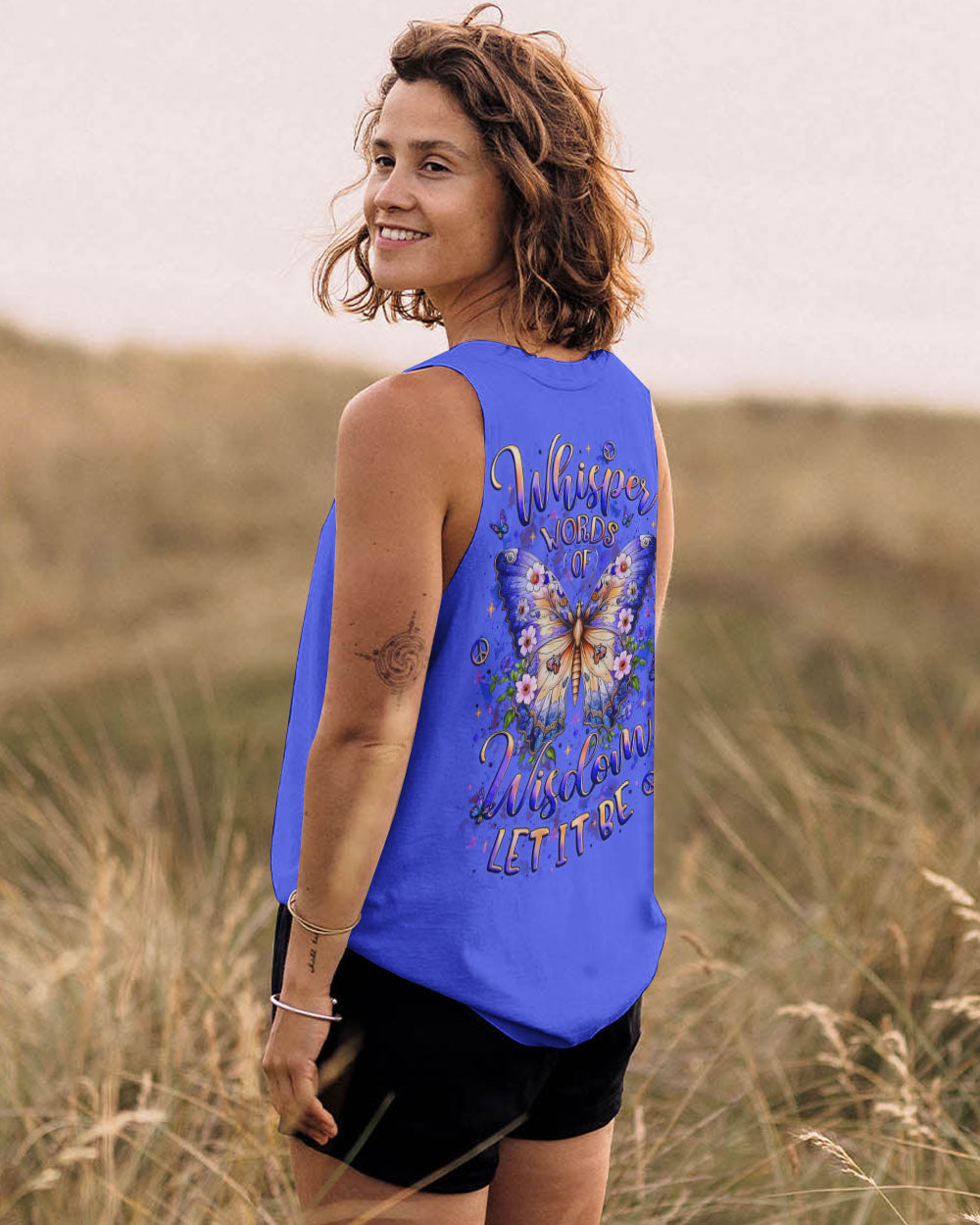 WHISPER WORDS OF WISDOM LET IT BE BUTTERFLY ALL OVER PRINT - YHLT2010251