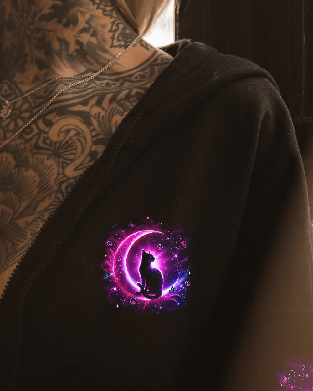 STAY WILD MOON CHILD CAT ALL OVER PRINT - YHLT2101261