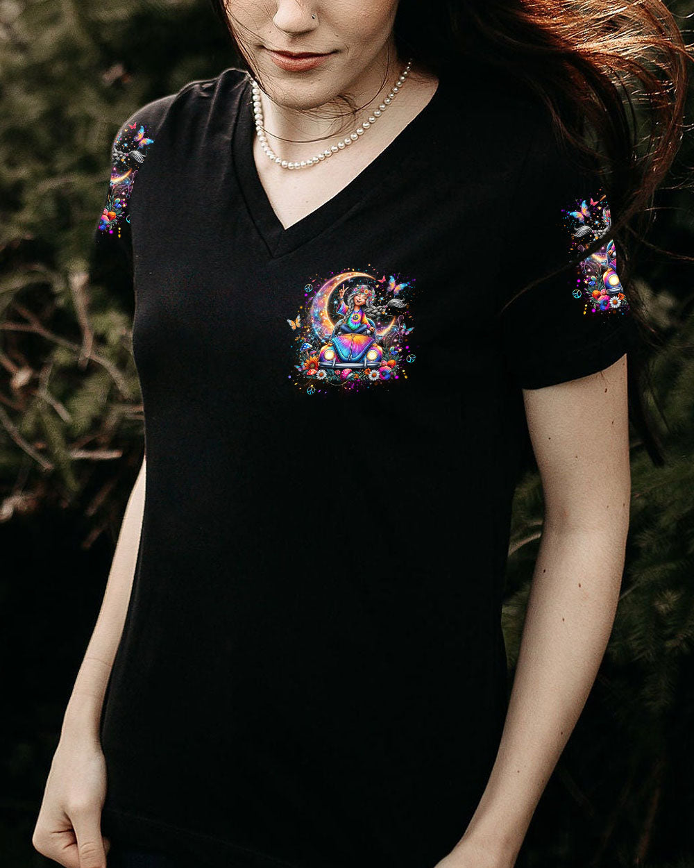 SOME GIRLS ARE JUST BORN WITH HIPPIE SOULS ALL OVER PRINT - YHLT2103243