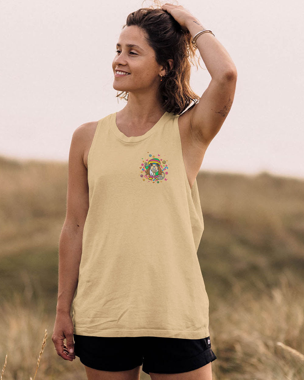 BE YOU THE WORLD WILL ADJUST FROG ALL OVER PRINT - YHLT2108243