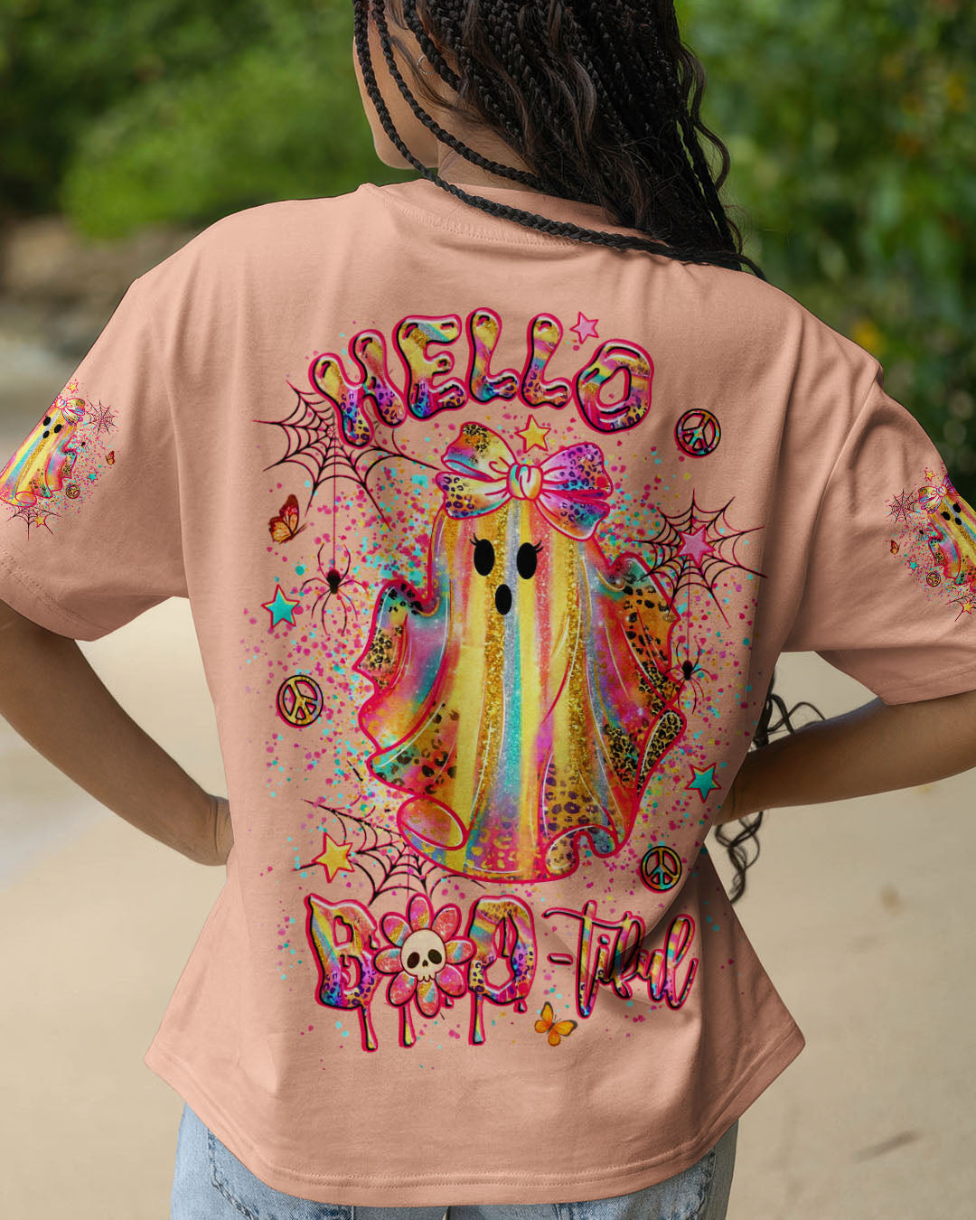 HELLO BOOTIFUL HALLOWEEN ALL OVER PRINT - YHLT2108252