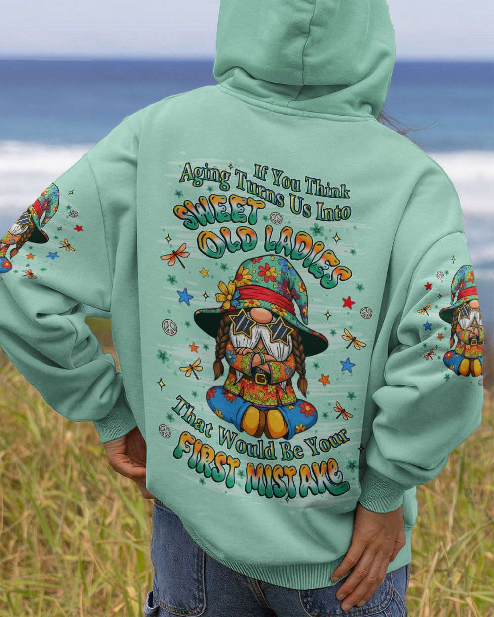 SWEET OLD LADIES GNOME ALL OVER PRINT - YHLT2111251