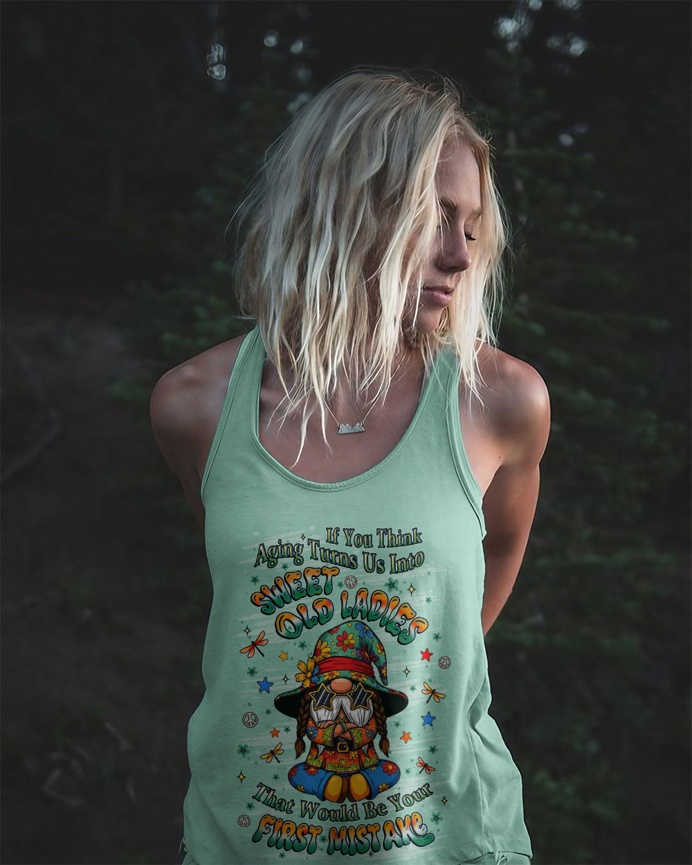 SWEET OLD LADIES GNOME ALL OVER PRINT - YHLT2111251