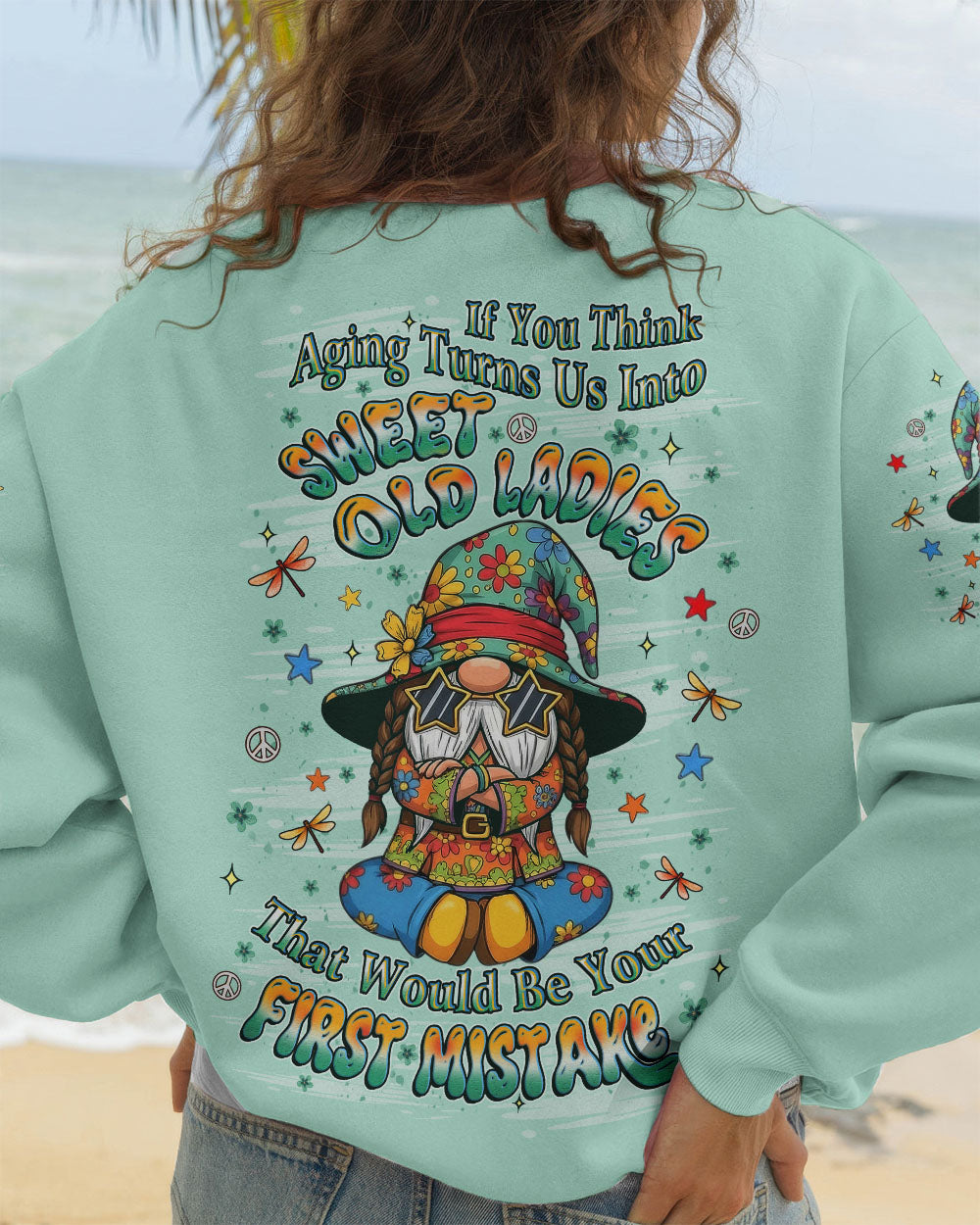 SWEET OLD LADIES GNOME ALL OVER PRINT - YHLT2111251