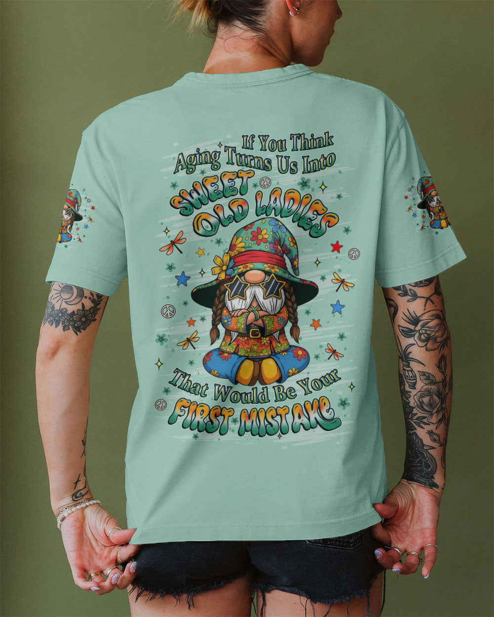 SWEET OLD LADIES GNOME ALL OVER PRINT - YHLT2111251