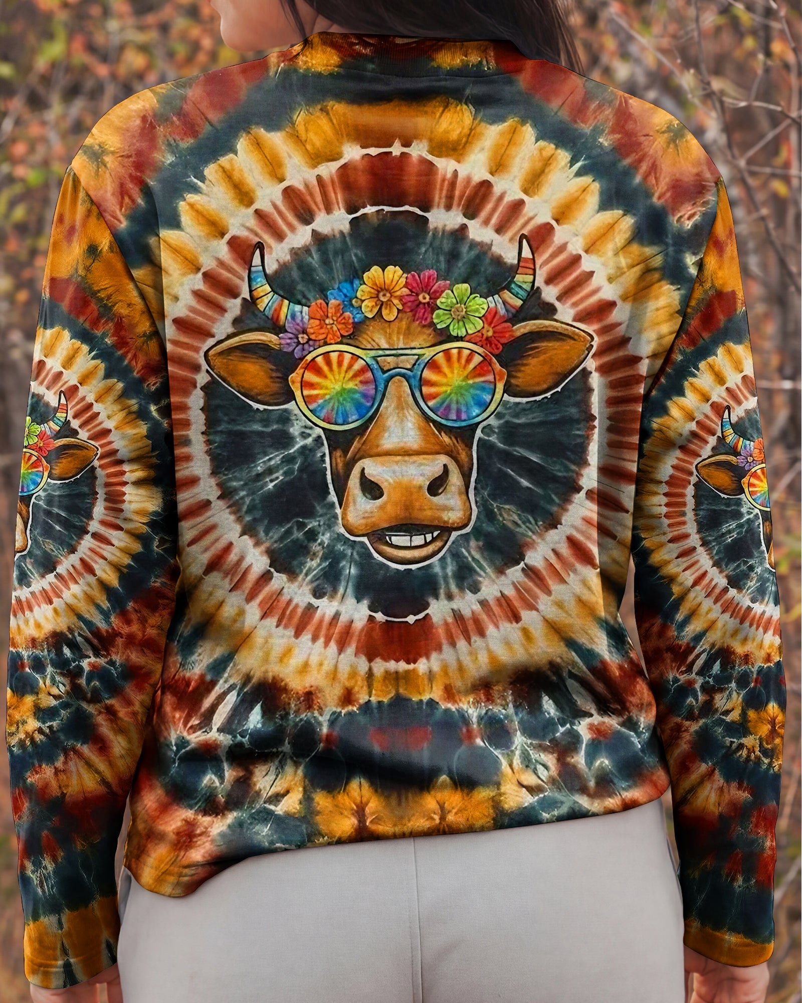 COOL GROOVY AMBER HEIFER ALL OVER PRINT - YHLT2301261