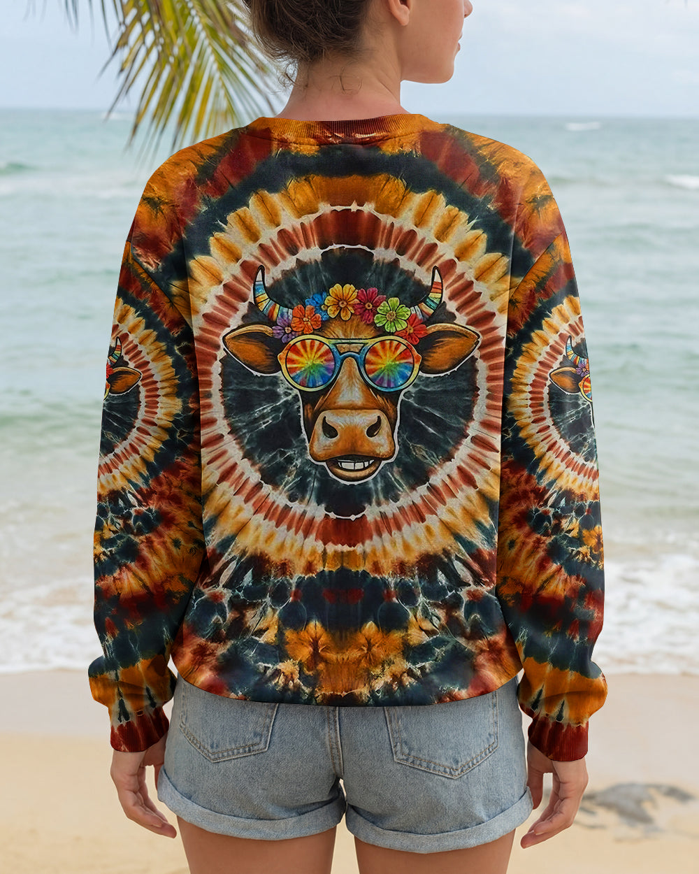 COOL GROOVY AMBER HEIFER ALL OVER PRINT - YHLT2301261