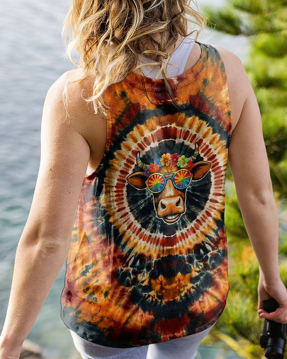 COOL GROOVY AMBER HEIFER ALL OVER PRINT - YHLT2301261