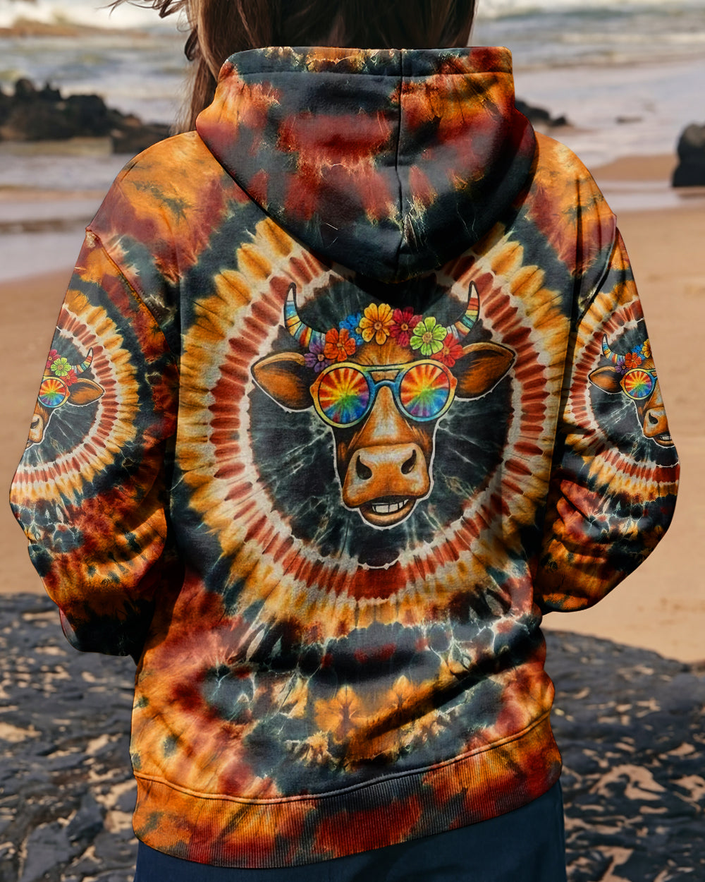 COOL GROOVY AMBER HEIFER ALL OVER PRINT - YHLT2301261