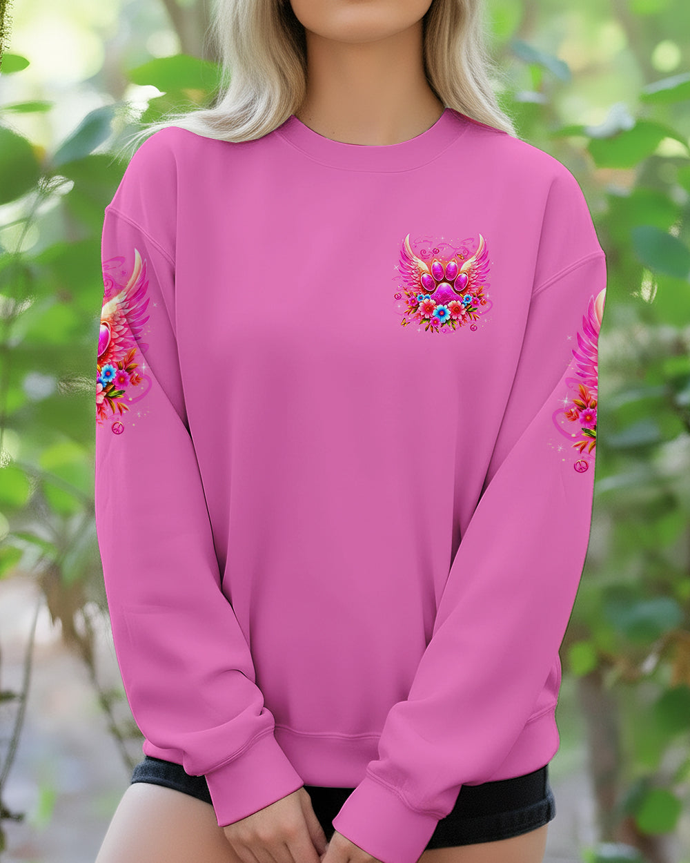 MY ANGEL HAS PAWS ALL OVER PRINT - YHLT2312252