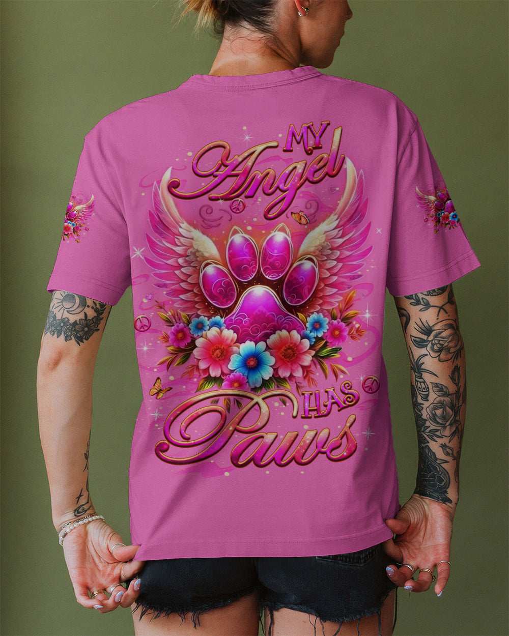 MY ANGEL HAS PAWS ALL OVER PRINT - YHLT2312252