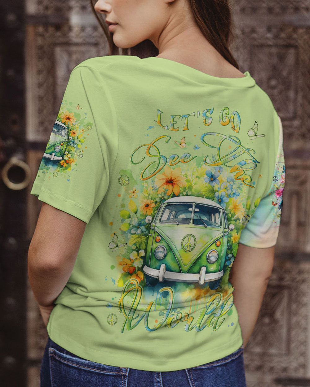 LET'S GO SEE THE WORLD ALL OVER PRINT - YHLT2401242