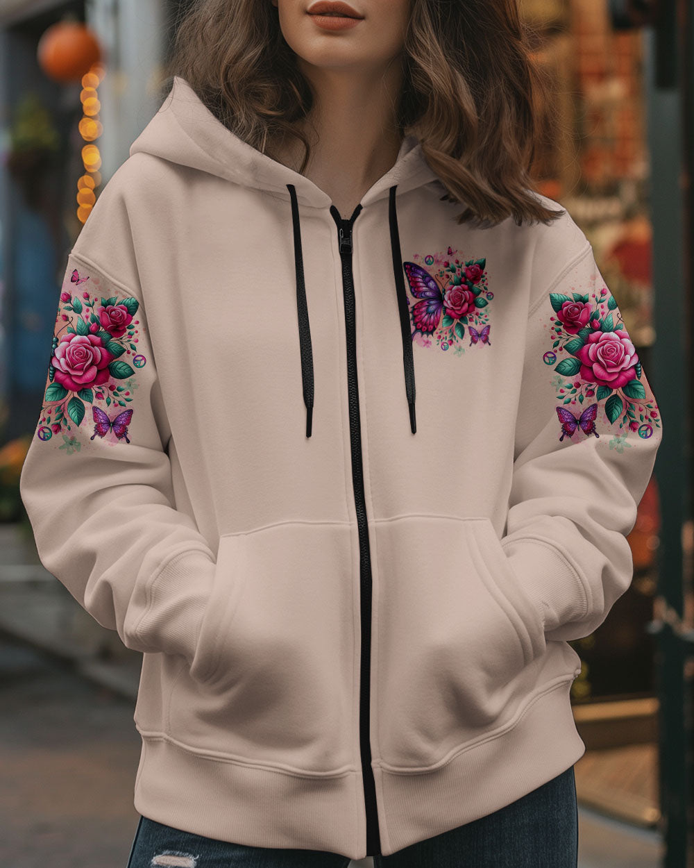 DON'T BE AFRAID TO TRANSFORM BUTTERFLY ALL OVER PRINT - YHLT2401251