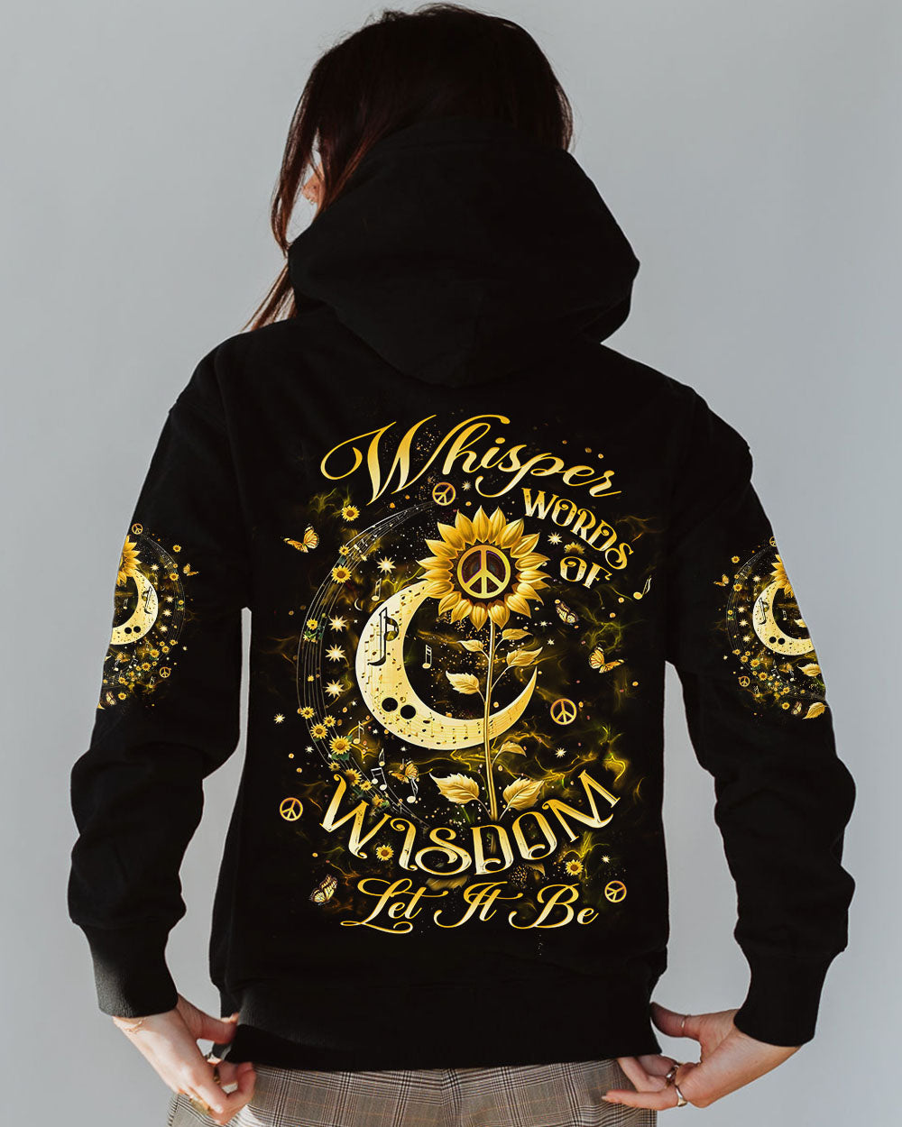 WHISPER WORDS OF WISDOM LET IT BE SUNFLOWER ALL OVER PRINT - YHLT2403253