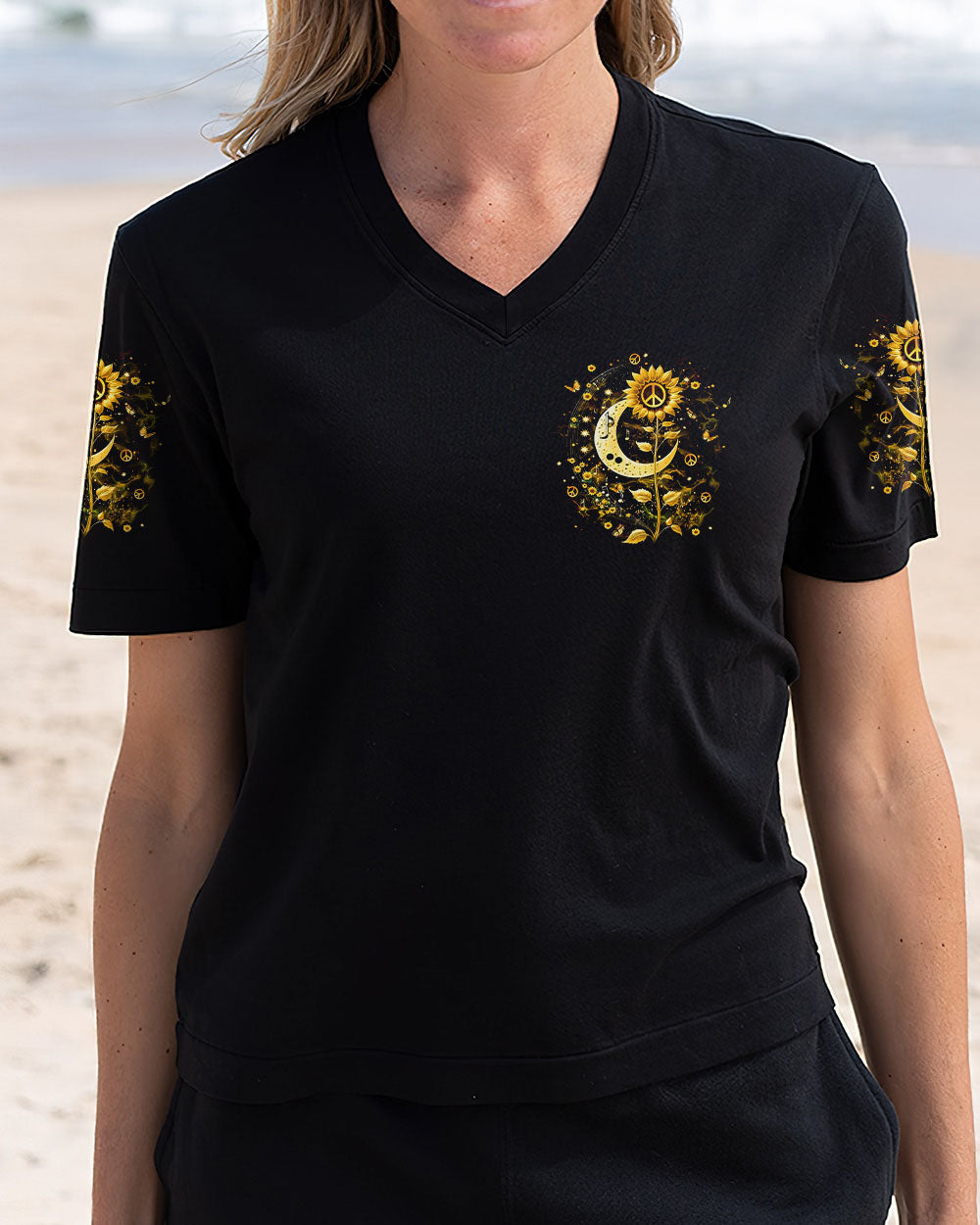 WHISPER WORDS OF WISDOM LET IT BE SUNFLOWER ALL OVER PRINT - YHLT2403253