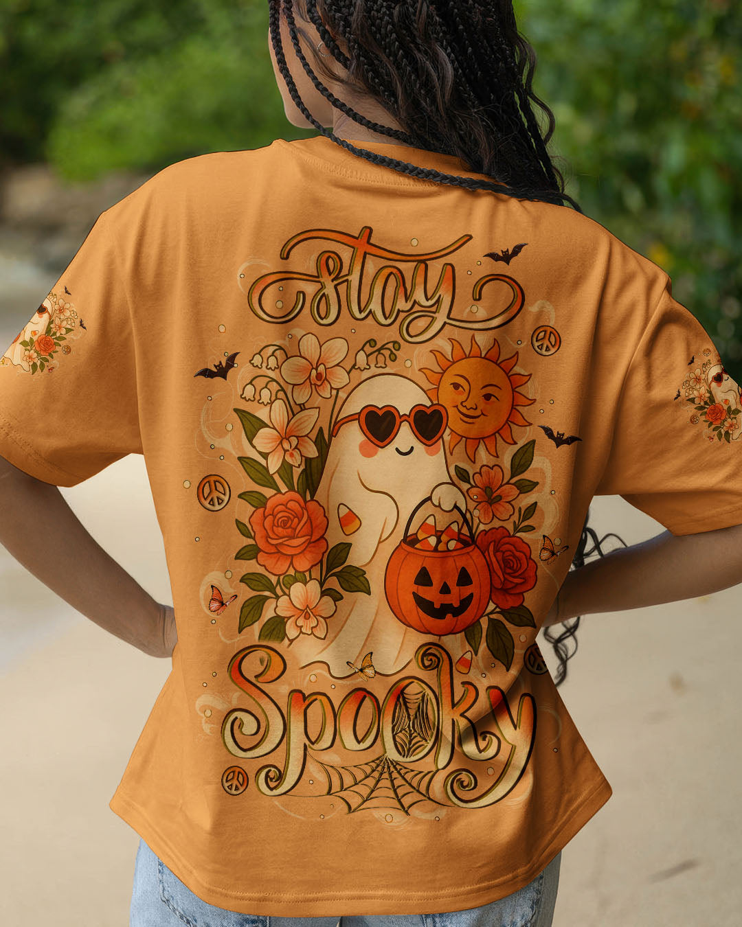 STAY SPOOKY BOO HALLOWEEN ALL OVER PRINT - YHLT2407251