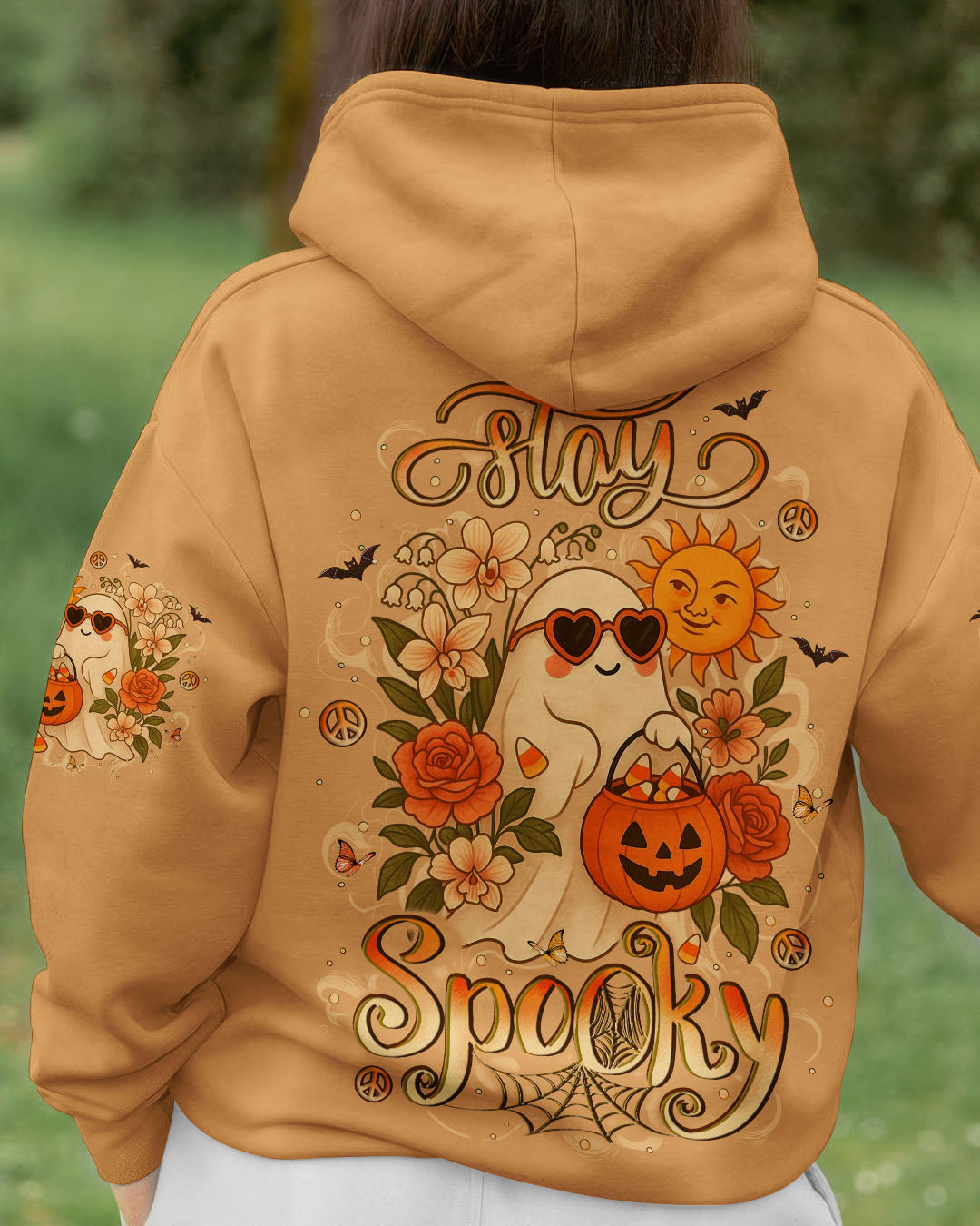 STAY SPOOKY BOO HALLOWEEN ALL OVER PRINT - YHLT2407251