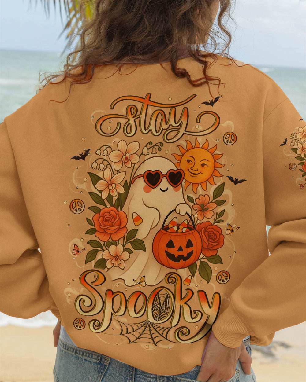 STAY SPOOKY BOO HALLOWEEN ALL OVER PRINT - YHLT2407251