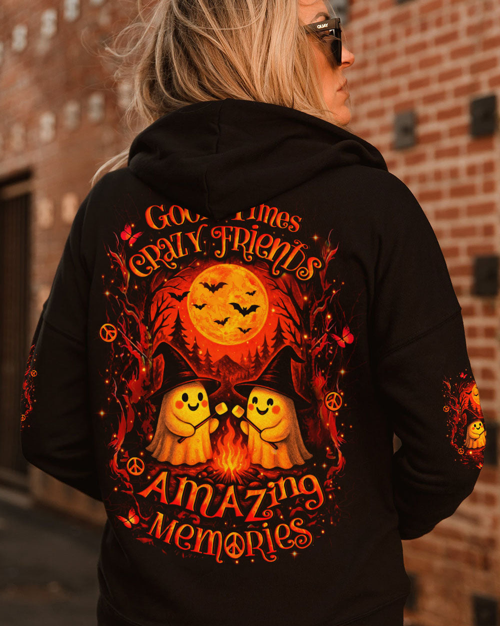 GOOD TIMES CRAZY FRIEND HALLOWEEN ALL OVER PRINT - YHLT2407253