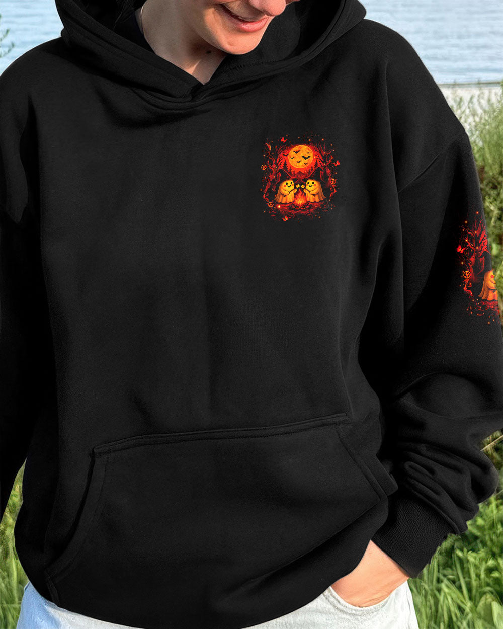 GOOD TIMES CRAZY FRIEND HALLOWEEN ALL OVER PRINT - YHLT2407253