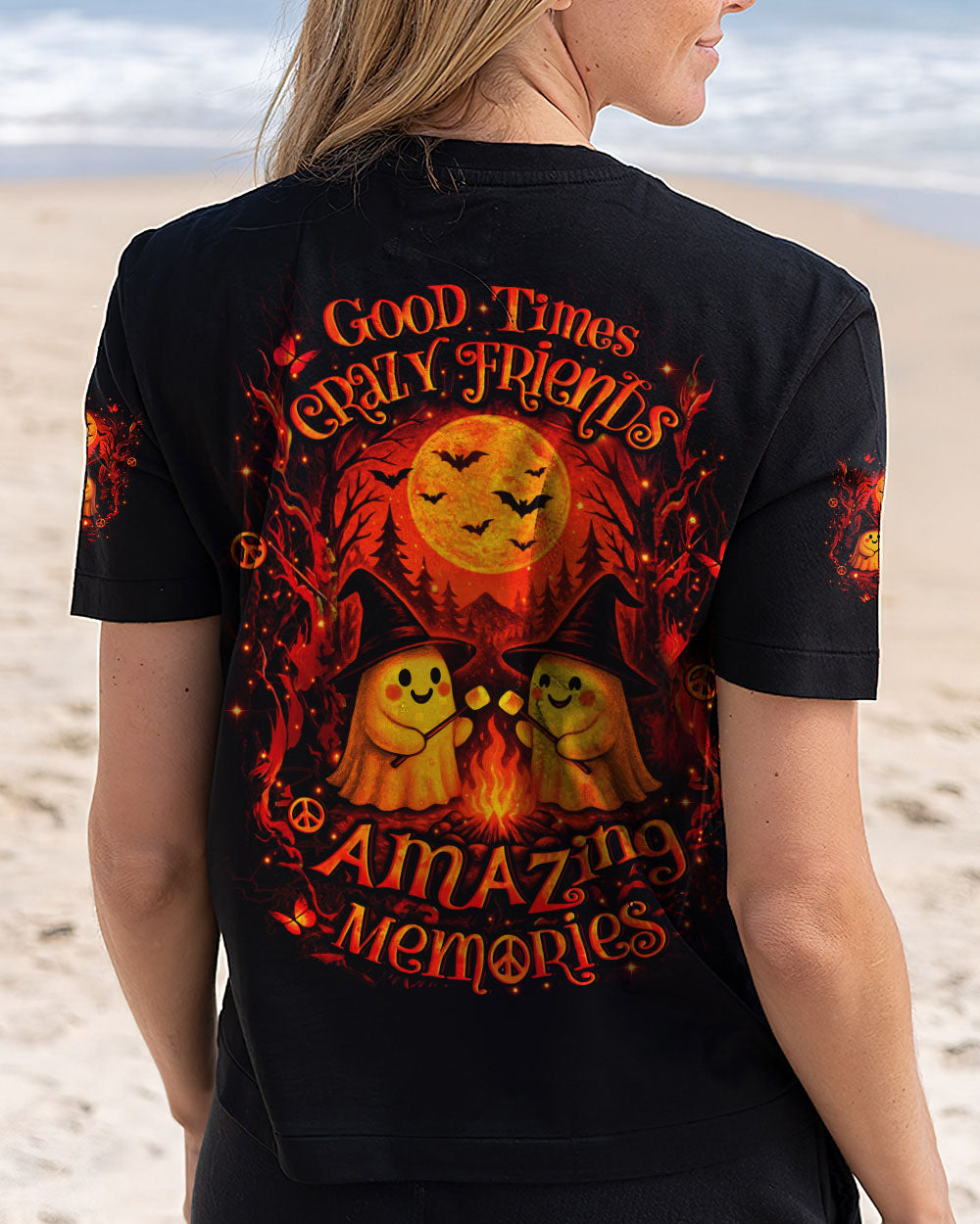 GOOD TIMES CRAZY FRIEND HALLOWEEN ALL OVER PRINT - YHLT2407253