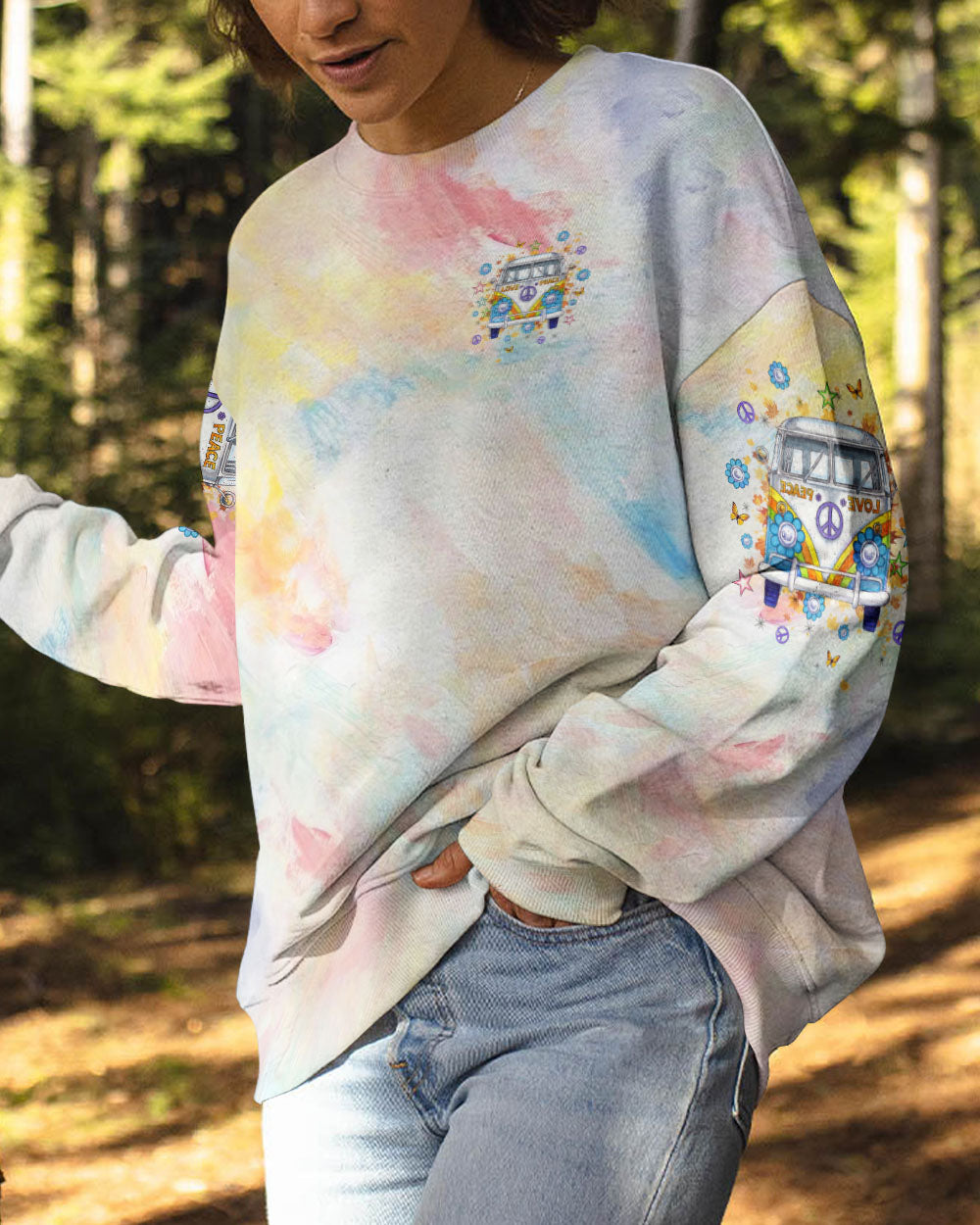 RUNNING AGAINST THE WIND ALL OVER PRINT - YHLT2409242